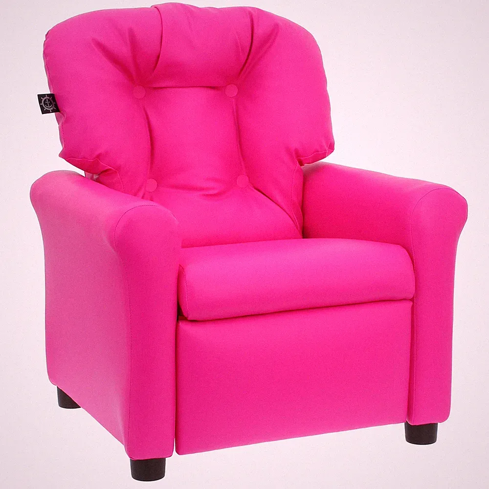 Faux Suede Kids' Recliner